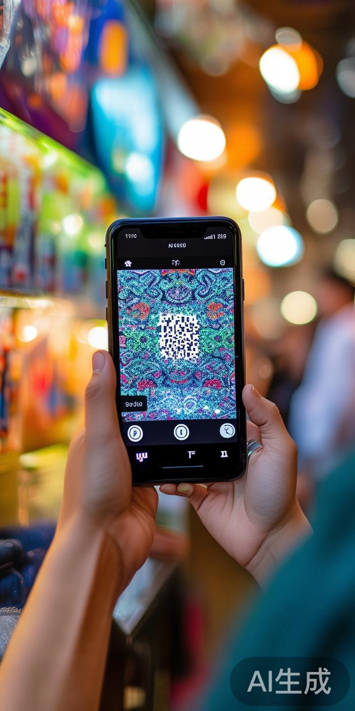 扫描商户的二维码
将手机摄像头对准商户提供的二维